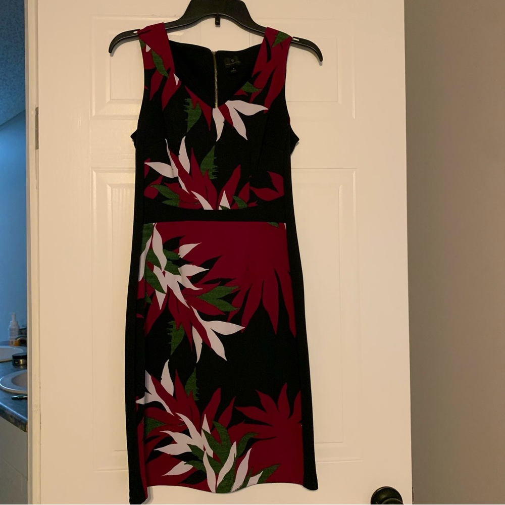 Floral body con dress